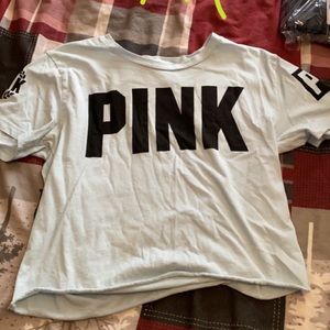 Pink crop top